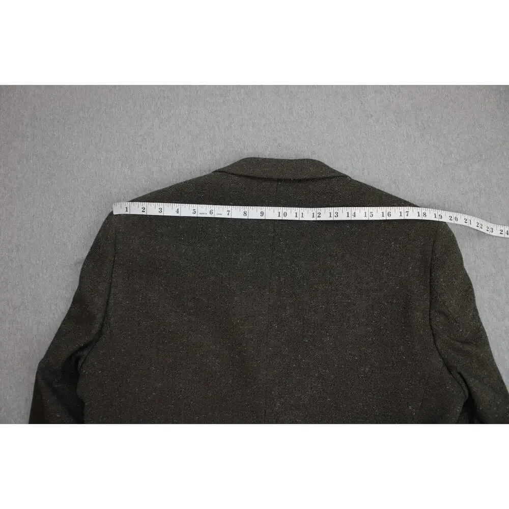 Calvin Klein Blazer Mens 40S Brown Extreme Slim‎ Fit 2 Button Single Breasted